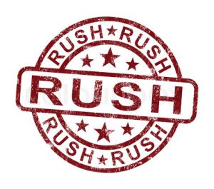 In-House Rush Service